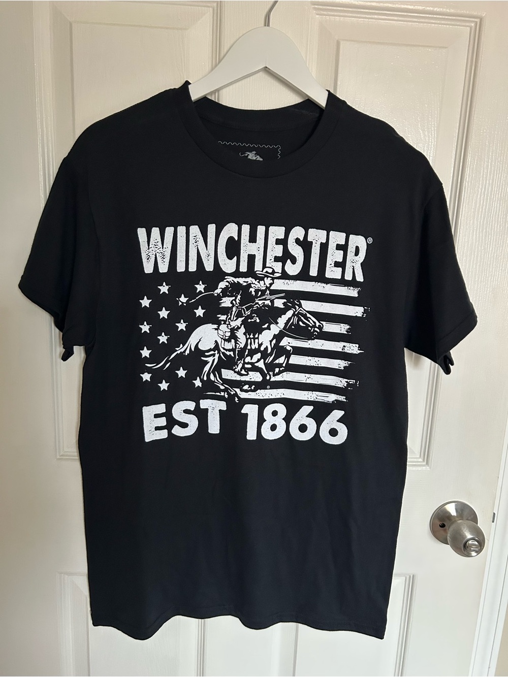 Winchester Men's Black Graphic Short-Sleeve Tee - EST 1866